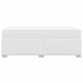 vidaXL Boxspring posteľ s matracom biela 90x190 cm umelá koža