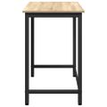 vidaXL stôl Sonoma dub 80 x 50 x 76,5 cm Inžinierske drevo a oceľ