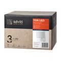 Vonkajšie osvetlenie ADVITI AD-NL-6148WL4, 2200lm, IP65, 30W, 4000K, PC, biela Venkovné osvietenie ADVITI AD-NL-6148WL4, 2200lm, IP65, 30W, 4000K, PC, biela
