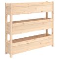 vidaXL Kvetináč 112x25x104,5 cm borovicový masív