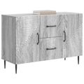 vidaXL Servírovacia skriňa so zásuvkou Sivá sonoma 89 x 34,5 x 60 cm