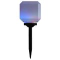 vidaXL Vonkajšie solárne lampy 6 ks 20 cm LED v tvare kocky RGB