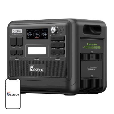 Nabíjacia stanica FOSSIBOT F2400 2400 W (čierna)