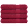 vidaXL Uteráky FROGN 4 ks bordové 100x200 cm 360 g/m²