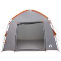 vidaXL Stan chata Šedá a oranžová 210 x 210 x 138 cm Polyester