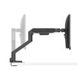 BenQ BSH01 ergonomické rameno nosnost až 20 kg, černá Rameno na monitor, 17-45 palcu, 2-20 kg, VESA 75×75/100×100, plynová pružina, otácení 360°, náklon 50°/-20°, výsuv 482 mm