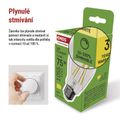 LED žiarovka Filament A60 / E27 / 7,5 W (75 W) / 1 055 lm / teplá biela / stmievateľná