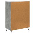 vidaXL Servírovacia skriňa Betónovo sivá 66 x 34,5 x 90 cm