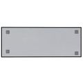 vidaXL Nástenná magnetická tabuľa čierna 80x30 cm tvrdené sklo