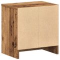 vidaXL Nočné stolíky 2 ks s zásuvkou staré drevo 39x28x41 cm