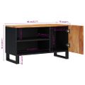 vidaXL TV skrinka 80x33x46 cm masívna akácia a spracované drevo