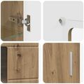 vidaXL Servírovacia skriňa FLORIN 55,5 x 29 x 100 cm Remeselný dub