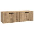 vidaXL Nástenná TV skrinka 98 x 31 x 30 cm Dub artisan