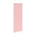 vidaXL Plisovaná roleta ružová 40x150 cm šírka látky 39,4 cm polyester