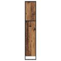 vidaXL Knižnica 60 x 30 x 155 cm Kompozitné drevo Staré drevo