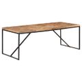 vidaXL Jedálenský stôl 200x90x76 cm akáciový a mangovníkový masív