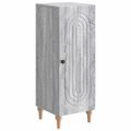 vidaXL Servírovacia skriňa Sivá sonoma 33 x 34,5 x 90 cm
