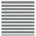 vidaXL Zebra roleta tmavošedá 145x150 cm šírka látky 140,9cm polyester