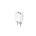 Sieťová nabíjačka MX ALFA 20W PD+QC, USB-A+C biela TTT