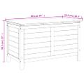 vidaXL Záhradný úložný box 99x49,5x58,5 cm, jedľový masív