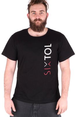 Tričko pre mužov T-SHIRT, čierna, veľkosť XL, 100 % bavlna SIXTOL