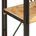 vidaXL Knižnica s 3 policami 90x30x80 cm mangovníkový masív