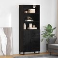 vidaXL Highboard 2 ks Čierny dub 69,5 x 34 x 180 cm