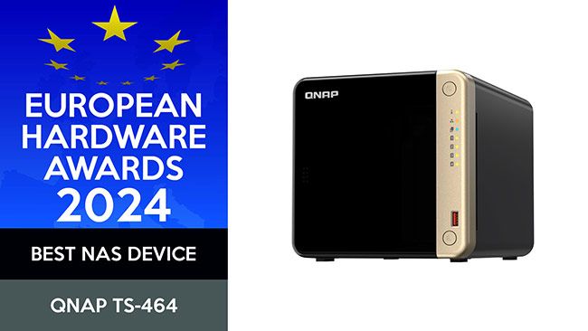 QNAP TS-464-8G (4core 2,9GHz, 8GB RAM, 4xSATA, 2x M.2 NVMe slot, 1xPCIe, 1xHDMI 4K, 2x2,5GbE, 4xUSB)