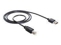 Kábel USB - USB typ B (M) na USB (M) - 2 m - čierna