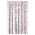 vidaXL Záves proti hmyzu striebornosivý a ružový 118x220 cm ženilka