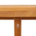 vidaXL Záhradný jedálenský stôl oválny 150x90x75 cm masívne drevo akácia