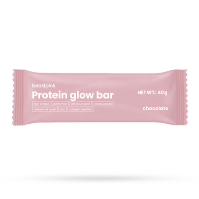 Protein GlowBar - BeastPink, čokoláda, 40 g