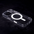 Puzdro Anti Shock 1,5 mm Mag pre iPhone 16 Pro Max 6,9" transparentné s veľkým otvorom + tlačidlo