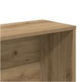 vidaXL knižnica Artisan Dub 157x24x160 cm Drevo