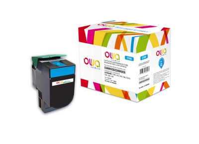 OWA Armor toner kompatibilný s Lexmark C540H1CG, 2000st, modrá/cyan