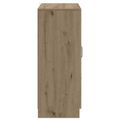vidaXL Servírovacia skriňa Dub artisan 66 x 34,5 x 87 cm