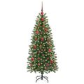 vidaXL Umelý vianočný stromček Zelená 150 cm PE a PVC