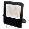 LED reflektor VISIO čierny, 50 W neutrálna biela
