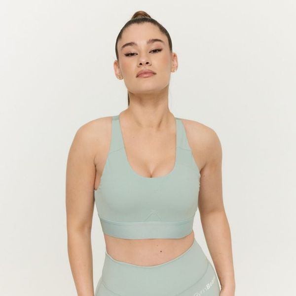 Športová podprsenka Limitless Eucalypt - GymBeam, veľkosť XXL, veľkosť oblečenia XXL