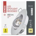 Emos ZD3121 LED bodové svítidlo 5W bílé Exclusive teplá bílá
