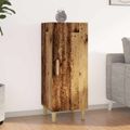 vidaXL Servírovacia skriňa Staré drevo 34,5 x 34 x 90 cm