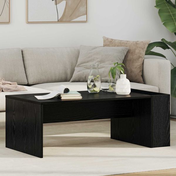 vidaXL Konferenčný stolík Čierny dub 95 x 50 x 34 cm Kompozitné drevo