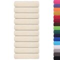 vidaXL Utierky na ruky FROGN 10 ks krémové 50x100 cm 360 g/m²