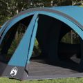 vidaXL Rodinný stan pre 10 osôb Modrá a šedá 460 x 430 x 214 cm