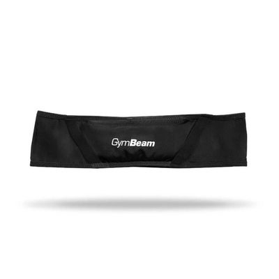 Bežecký opasok Compact Black - GymBeam, veľkosť S, veľkosť oblečenia S