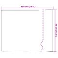vidaXL Samolepiaca zrkadlová fólia 45 x 100 cm 2 ks Strieborná PET
