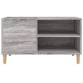vidaXL Skrinka na platne sivá sonoma 84,5x38x48 cm kompozitné drevo