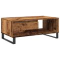 vidaXL Konferenčný stolík staré drevo 90x50x36,5 cm kompozitné drevo