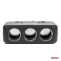 Predlžovacia zásuvka 1x USB-A 1x USB-C QC4.0 12V/24V 120W 80cm AMiO-04365