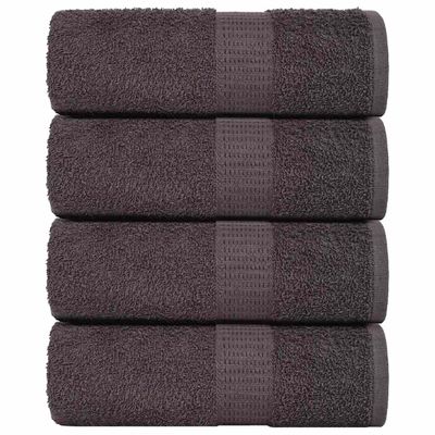 vidaXL Uteráky pre hostí FROGN 4 ks antracitové 30x50 cm 360 g/m²
